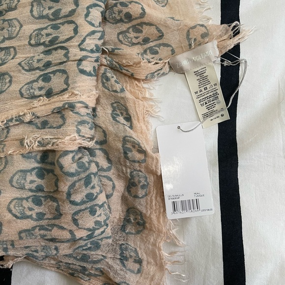 Zadig & Voltaire delta skulls scarf - Picture 5 of 5